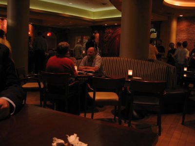 The reception at Steamworks.